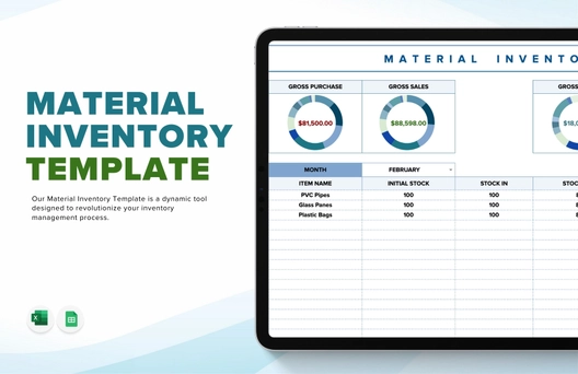 Material Inventory Template