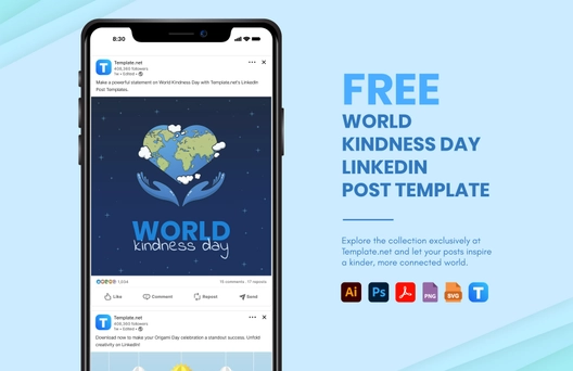 World Kindness Day LinkedIn Post Template