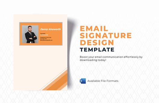 Email Signature Design Template