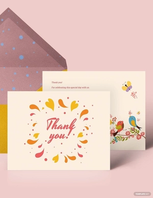 Thank You Greeting Card Template