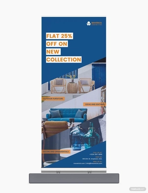 Furniture Roll-Up Banner Template