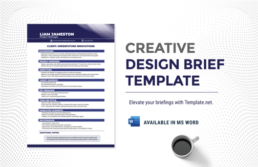Creative Design Brief Template