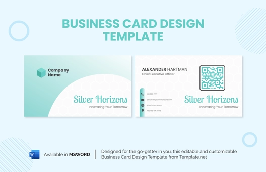 Business Card Design Template
