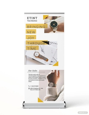 Product Launch Roll-Up Banner Template