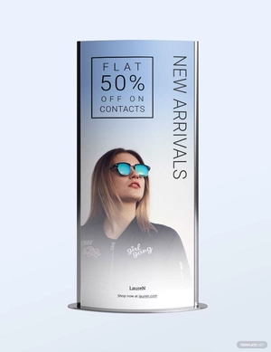 Product Roll-Up Banner Template