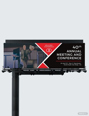 Conference Billboard Template