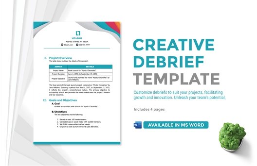 Creative Debrief Template