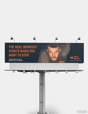 Fitness Billboard Template
