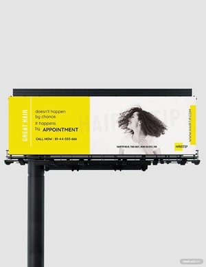 Hair Salon Billboard Template