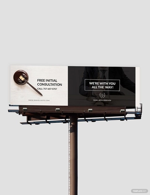 Law Firm Billboard Template