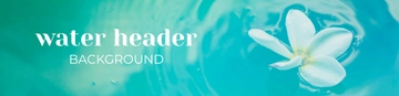 Free Water Header Background Template to Edit Online