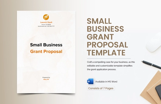 Small Business Grant Proposal Template