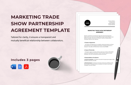 Marketing Trade Show Partnership Agreement Template