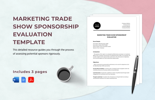 Marketing Trade Show Sponsorship Evaluation Template