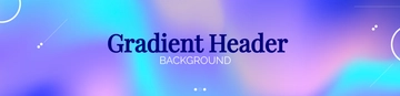 Free Gradient Header Background Template to Edit Online