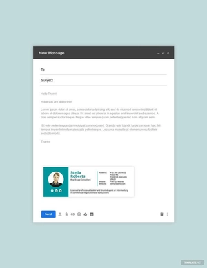 Real Estate Consultant Email Signature Template