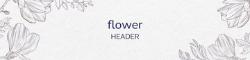 Free Flower Header Background Template to Edit Online