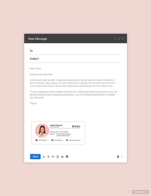 Sales Consultant Email Signature Template