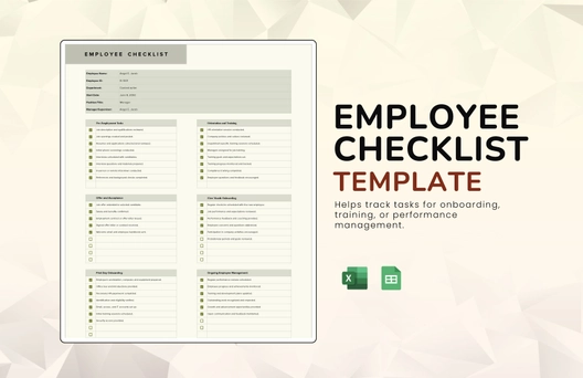 Employee Checklist Template