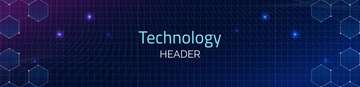 Free Technology Header Background Template to Edit Online