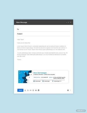 Creative Corporate Email Signature Template