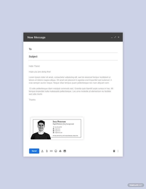 Digital Marketing Email Signature Template