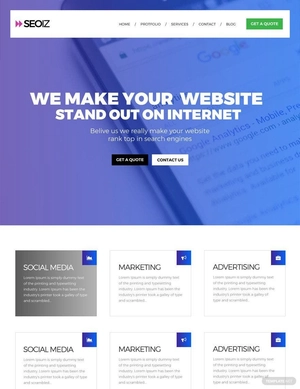 SEO Website Template