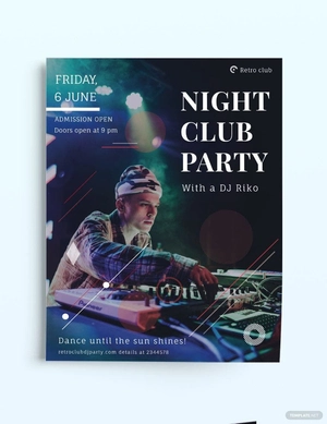 Night Club Party Flyer Template