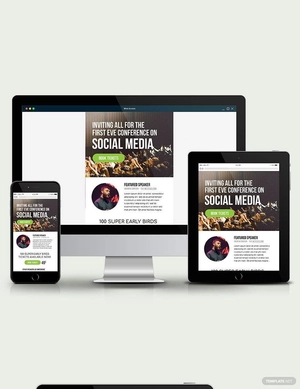 Conference Email Ad Template