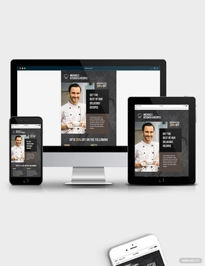 Cook Email Ad Template