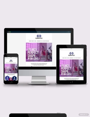 Fitness Email Ad Template