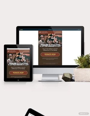 Non Profit Email Ad Template