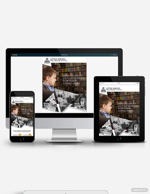 School Email Ad Template