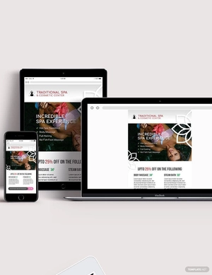 Spa Email Ad Template