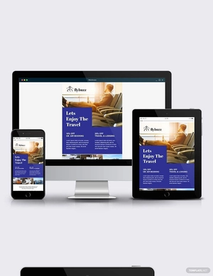 Travel Email Ad Template