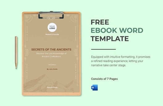 Ebook Word Template
