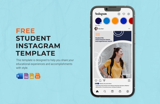 Student Instagram Template