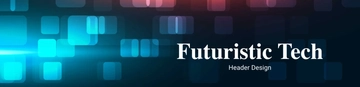 Free Futuristic Tech Header Design Template to Edit Online Free Futuristic Tech Header Design Template to Edit Online