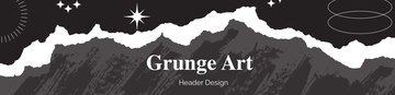 Free Grunge Art Header Design Template to Edit Online Free Grunge Art Header Design Template to Edit Online