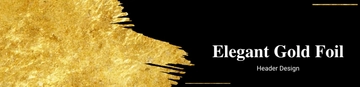 Free Elegant Gold Foil Header Design Template to Edit Online Free Elegant Gold Foil Header Design Template to Edit Online