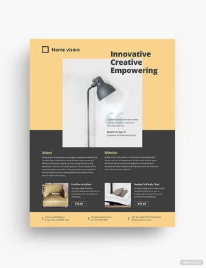 Furniture Company Flyer Template