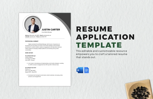 Resume Application Template