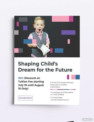 Preschool Promotional Flyer Template