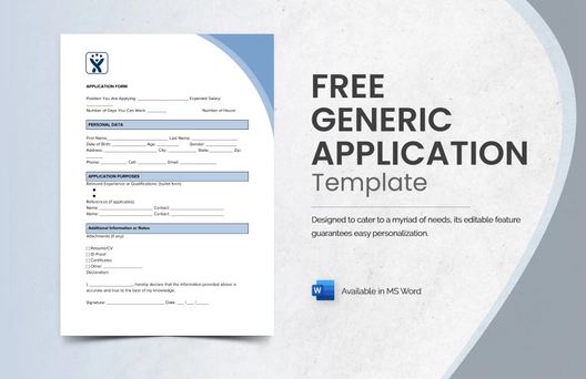 Generic Application Template