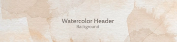Free Watercolor Header Background Template to Edit Online