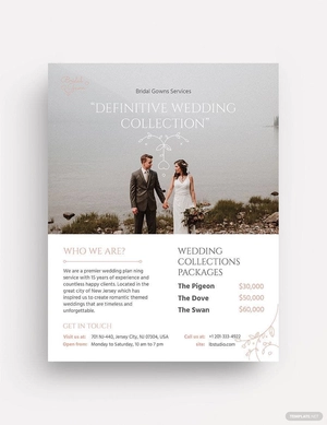 Wedding Planner Service Flyer Template