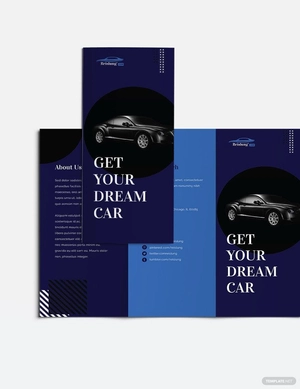 Car Sale Brochure Template