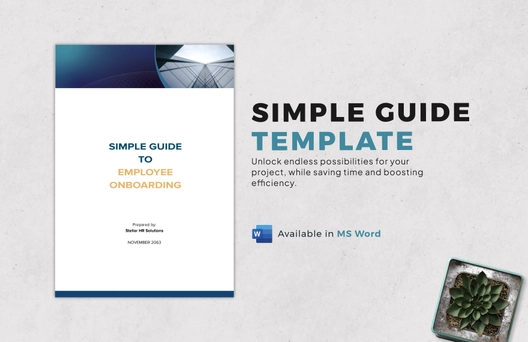 Simple Guide Template