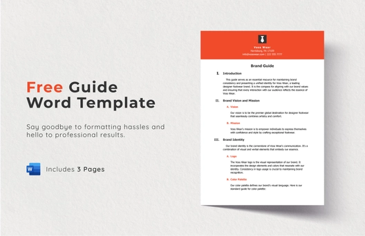 Guide Word Template Guide Word Template