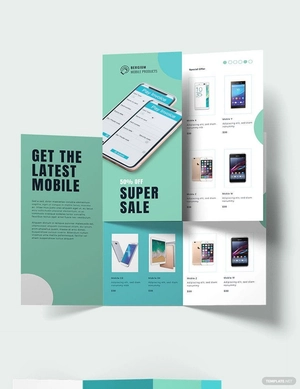 Mobile Product Sale Brochure Template